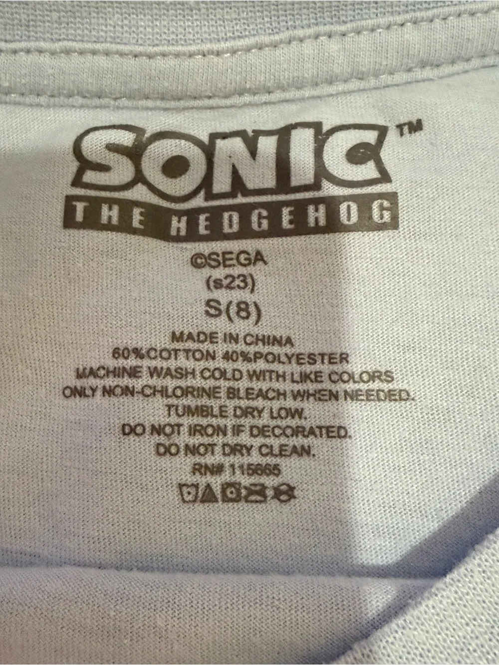 Sonic The Hedgehog official sonic